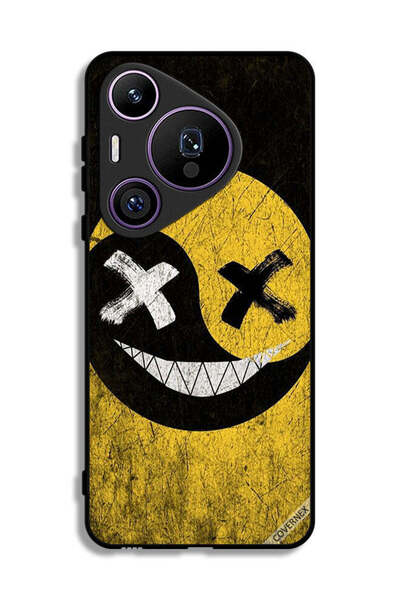 Covernex غطاء حماية هواوي بيورا 70 برو برسومات وجه مارشميلو