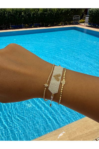 DGK COLLECTİON Miyuki, Heart Detailed Very Stylish Design, Trendy Handwork