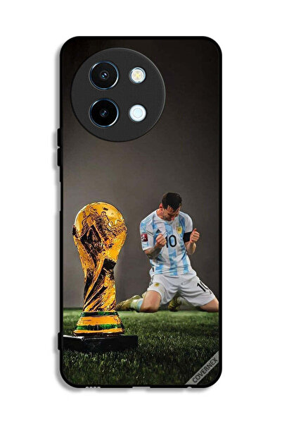 Covernex غطاء حماية لهاتف Vivo Y38 5G بتصميم ليو ميسي وكأس الفيفا