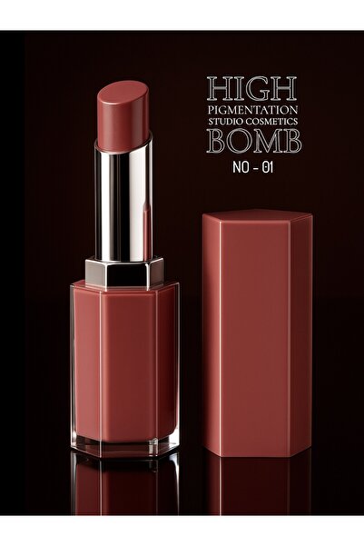 PRO 10 PRO ON أحمر شفاه هاي بومب ستيك ذو ملمس كريمي وصبغة عالية