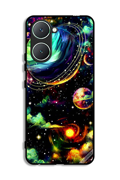 Covernex غطاء حماية لهاتف Vivo Y03 4G بنقشة نباتات زحل