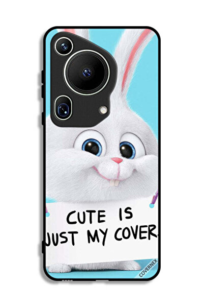 Covernex غطاء حماية فائق لهاتف هواوي بيورا 70 - أرنب لطيف - غطاء مثالي لي