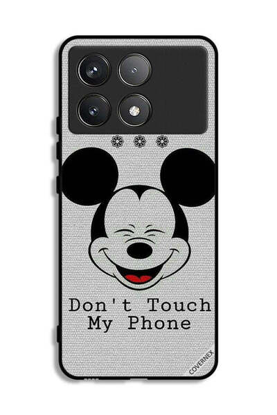 Covernex Xiaomi Poco F6 Pro Protective Case Cover Don't Touch My Phone Mickey