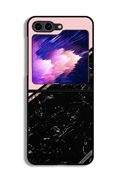 Covernex غطاء حماية لهاتف Samsung Galaxy Z Flip6 بنمط رخامي