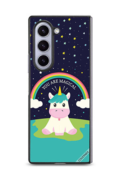 Covernex غطاء حماية لهاتف سامسونج جالاكسي زد فولد 6 بتصميم وحيد القرن السحري