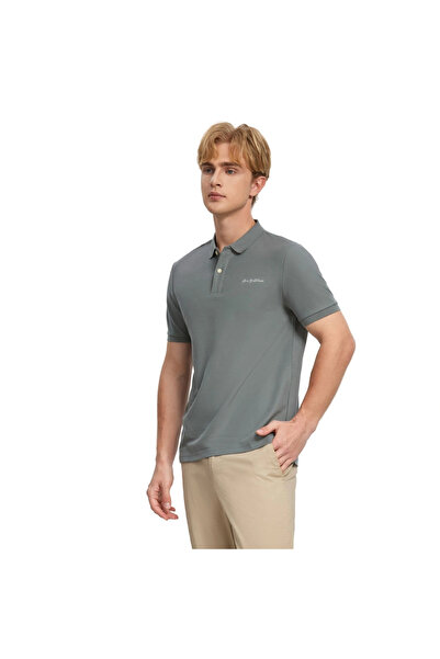 Giordano Men's Tapered Fit Knit Pique Solid Polo