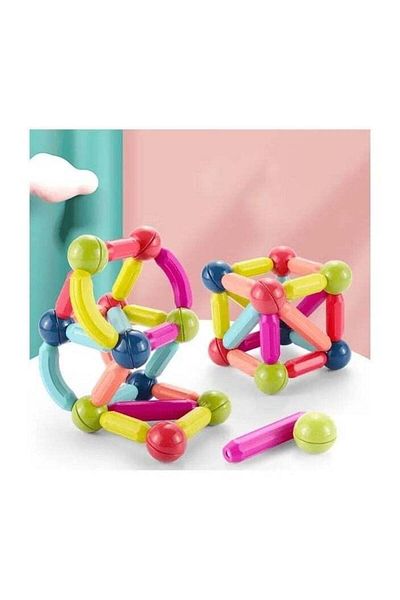 Toybox Construction Magnetic Blocks Building Toy 3+ Years 46Pcs Durable And Sturdy