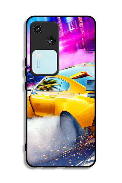 Covernex غطاء حماية لهاتف Vivo V30 5G بتصميم سيارة سباق