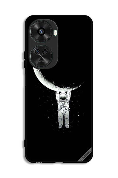 Covernex غطاء حماية لهاتف هواوي نوفا 11 إس إي، صورة رائد فضاء معلق على القمر