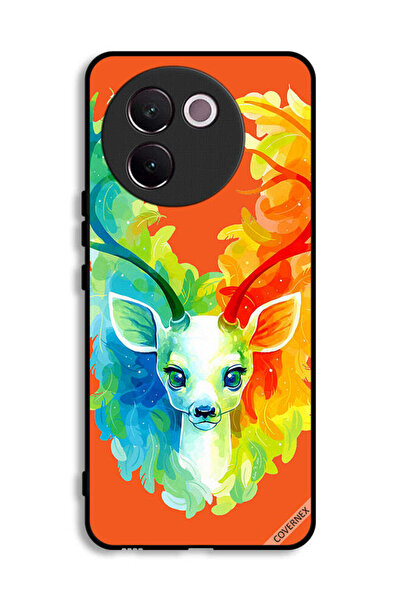 Covernex غطاء حماية لهاتف Vivo V30e 5G بتصميم غزال ملون