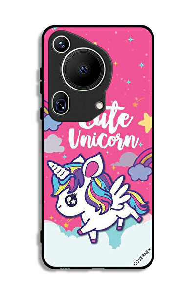 Covernex غطاء حماية لهاتف هواوي بيورا 70 ألترا بتصميم وحيد القرن اللطيف