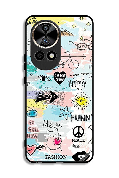 Covernex غطاء حماية لهاتف هواوي نوفا 12 برو 5G بتصميم دودل مياو إنجوي