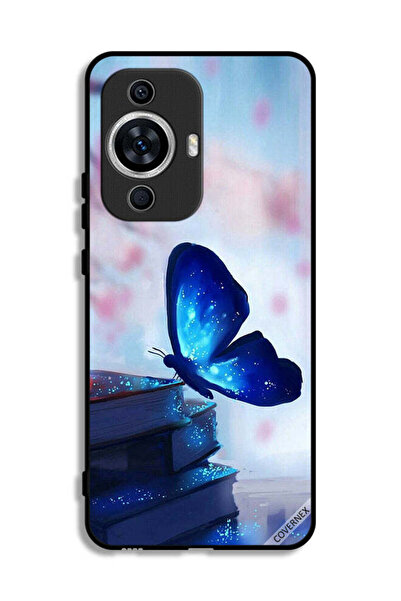 Covernex Huawei nova 12s Protective Case Cover Butterfly Sitting On Books