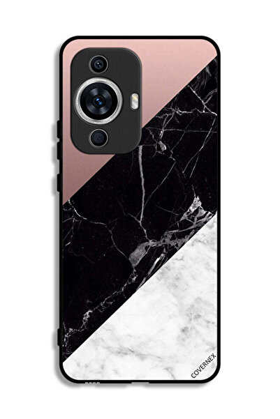 Covernex غطاء حماية لهاتف هواوي نوفا 12 لايت بنمط مزيج من الرخام والبساطة