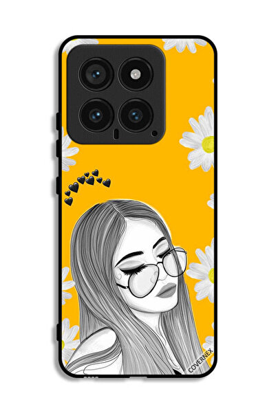 Covernex غطاء حماية لهاتف شاومي 14 برسومات فنية لفتاة