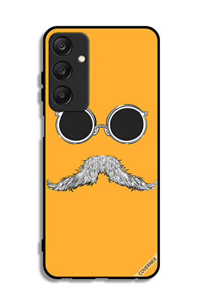 Covernex غطاء حماية لهاتف سامسونج جالاكسي A25 5G برسومات نظارات وشارب