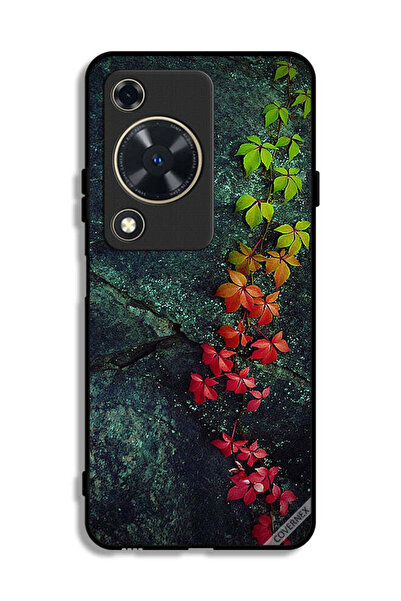 Covernex غطاء حماية لهاتف هواوي إنجوي 70 بأوراق جميلة