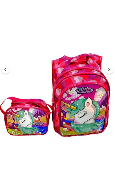 ASTRAL Copy - Girl's Illustrated Primary School Student School Bag Set of 2