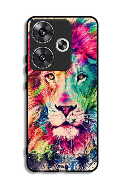 Covernex غطاء حماية لهاتف شاومي ريدمي توربو 3 5G بطبعة أسد