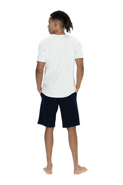 U.S. Polo Assn. ΣΕΤ ΠΙΤΖΑΜΑ US POLO ΒΑΜΒΑΚΙ ΜΕ ΜΙΖΟ ΜΑΝΙΚΙ ΑΝΔΡΙΚΟ ΣΟΡΤΣ