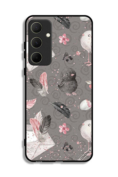 Covernex غطاء حماية لهاتف سامسونج جالاكسي A35 5G بنقشة ريش وفراخ