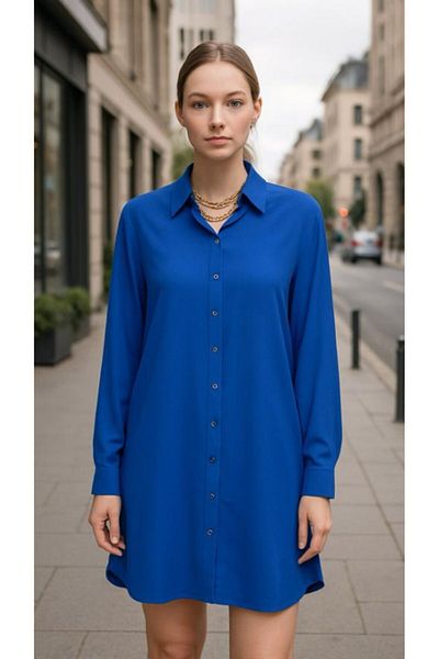 Butik Front Button Detailed Shirt Dress