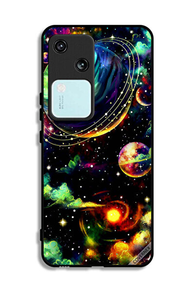 Covernex غطاء حماية لهاتف Vivo S18 5G بنقشة نباتات زحل