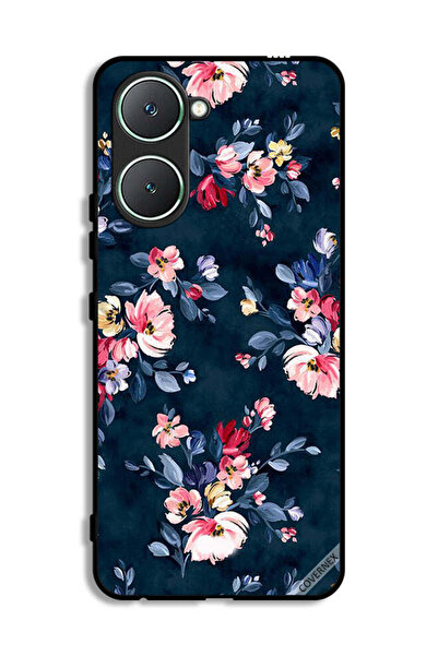 Covernex غطاء حماية لهاتف Vivo Y03 4G مزين بزهور مرسومة يدويًا