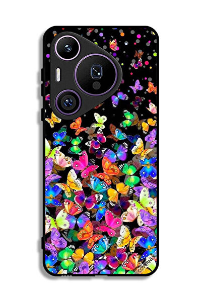 Covernex غطاء حماية لهاتف هواوي بيورا 70 برو بنقشة فراشات صغيرة