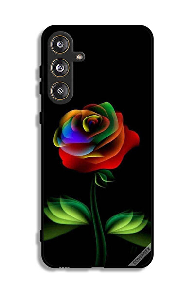 Covernex Samsung Galaxy F55 5G Protective Case Cover Rainbow Color Rose