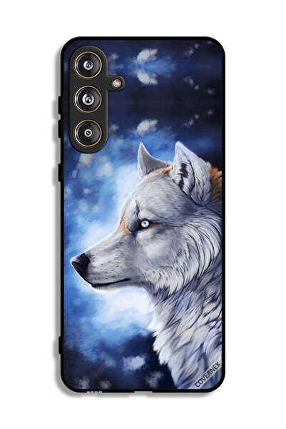 Covernex غطاء حماية لهاتف سامسونج جالاكسي M55 5G بطبعة رسم الذئب