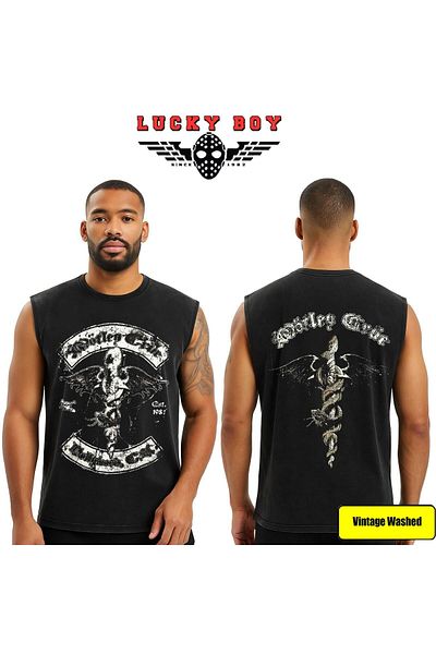 sensobel Mötley Crue Washed Sleeveless T-Shirt