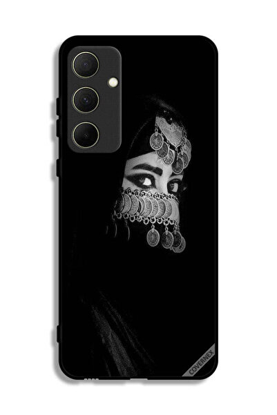 Covernex غطاء حماية لهاتف سامسونج جالاكسي A35 5G بعيون جميلة ووجه فتاة مزين ب...