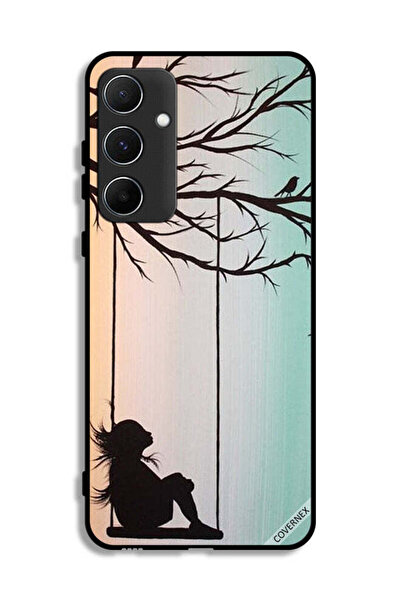 Covernex Samsung Galaxy A55 5G Protective Case Cover Sad Little Girl Art Paint