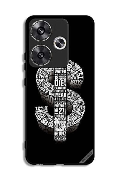 Covernex غطاء حماية لهاتف شاومي ريدمي توربو 3 5G بطبعة دولار الخط