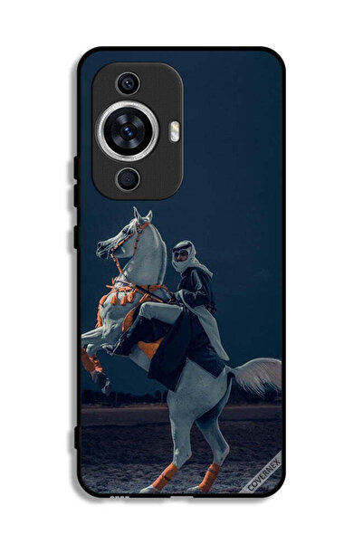 Covernex غطاء حماية لهاتف هواوي نوفا 12 لايت - شاب على حصان