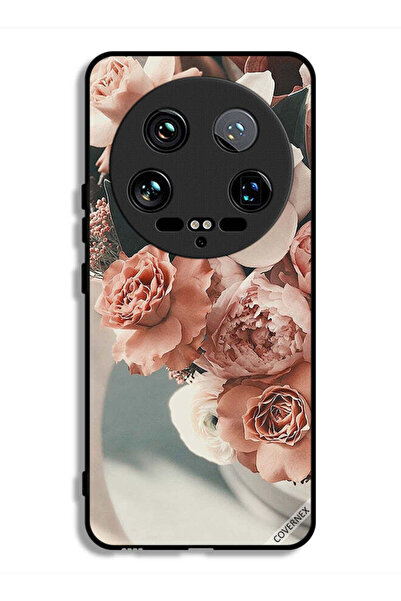 Covernex غطاء حماية فائق لهاتف شاومي 14 بنقشة زهور الخوخ الجميلة