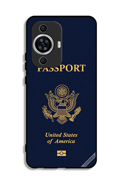 Covernex غطاء حماية لهاتف هواوي نوفا 12 لايت بنمط جواز السفر الأمريكي