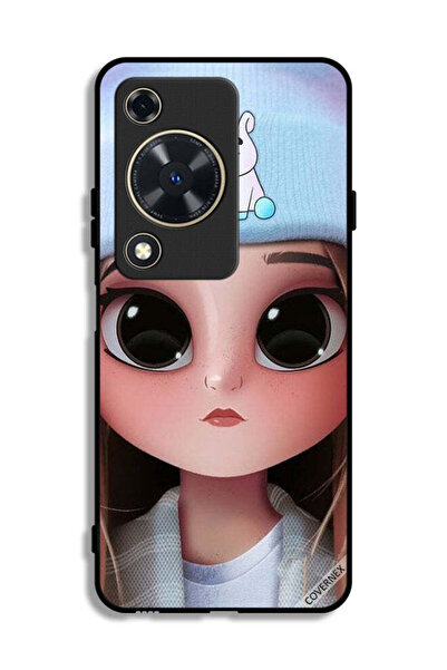 Covernex غطاء حماية لهاتف هواوي إنجوي 70 بتصميم فتاة وحيد القرن اللطيفة