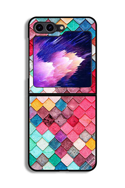 Covernex غطاء حماية لهاتف Samsung Galaxy Z Flip6 بنمط مربع ماسي