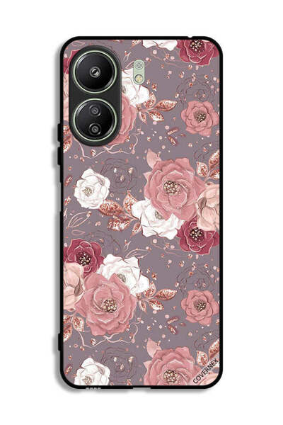 Covernex غطاء حماية لهاتف Xiaomi Redmi 13C بخلفية زهرية