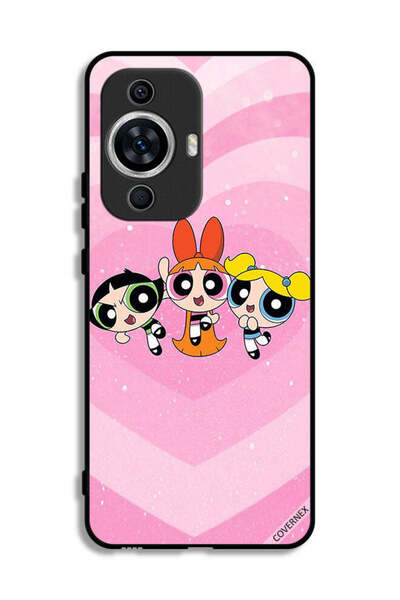 Covernex غطاء حماية لهاتف هواوي نوفا 11 برسومات كرتونية للفتيات القويات