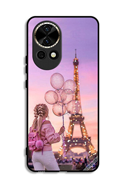 Covernex غطاء حماية لهاتف هواوي نوفا 12 5G، فتاة تحمل بالونات