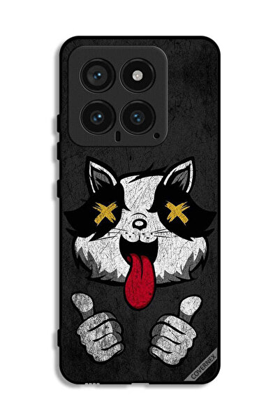 Covernex غطاء حماية لهاتف شاومي 14 بتصميم قطة مارشميلو