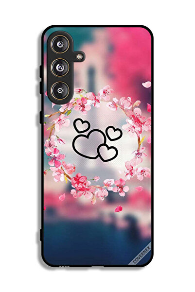 Covernex غطاء حماية لهاتف سامسونج جالاكسي M55 5G بنقشة قلوب فنية