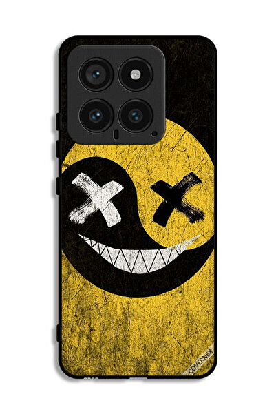 Covernex غطاء حماية لهاتف شاومي 14 برسومات وجه مارشميلو