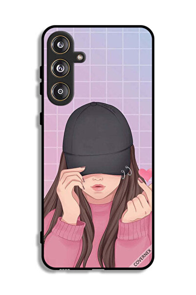 Covernex غطاء حماية لهاتف سامسونج جالاكسي F55 5G بطبعة قبعة سناب لوف جيرل