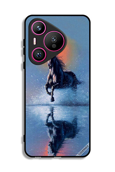 Covernex غطاء حماية هواوي بيورا 70 بتصميم حصان يركض في الماء