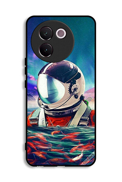 Covernex غطاء حماية لهاتف Vivo V30e 5G بتصميم رائد فضاء في بحر الأسماك