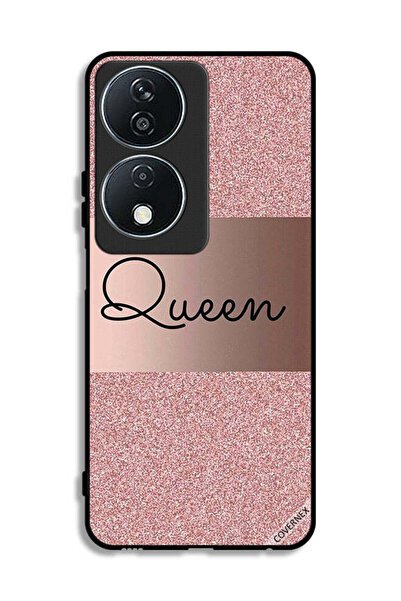 Covernex غطاء حماية لهاتف Honor X7b 5G بخلفية لامعة من Queen Glitters